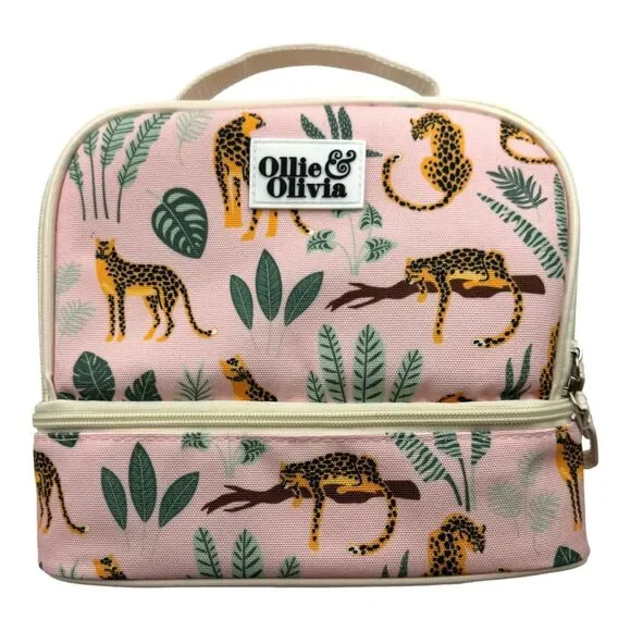 Ollie Olivia Bags Ollie Olivia Lunchbox Lunch Bag Cheetah